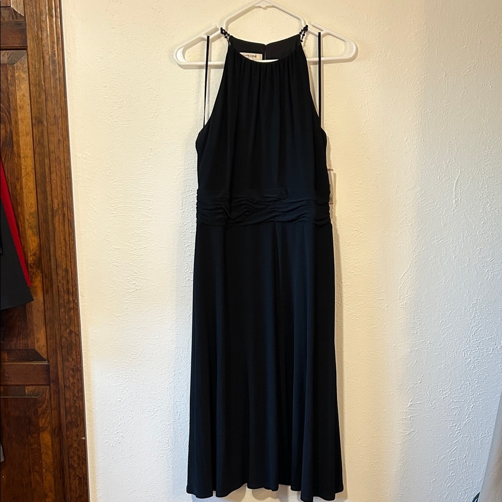 Evan Picone Black Tank Midi Dress